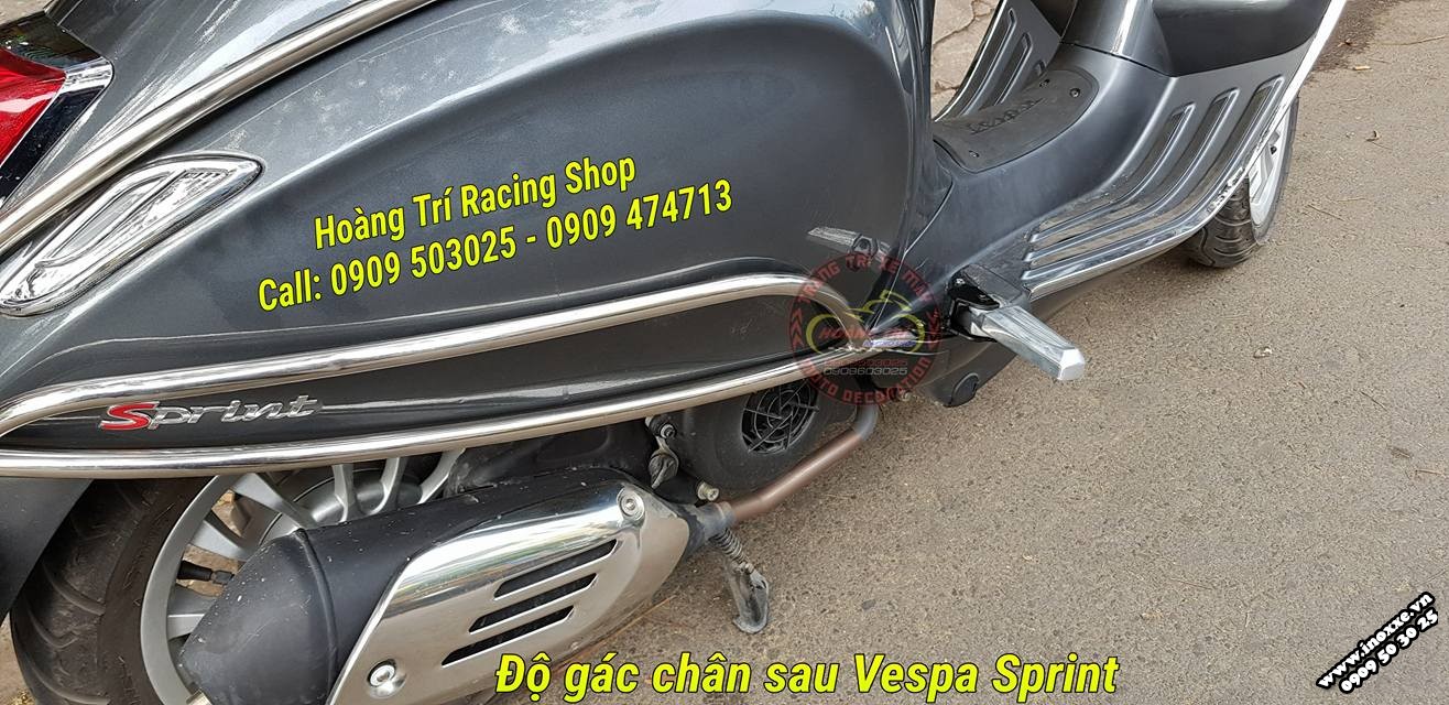 Độ gác chân sau Vespa Primavera - Sprint, Vespa Lx - Vespa S